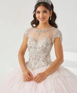 Short Sleeve Quinceanera Dress By House Of Wu 26007 Quinceañera 8 Short Sleeve Quinceanera Dress By House Of Wu 26007 Quinceañera