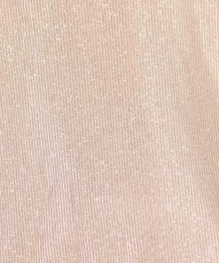 Prom Short Sleeveless Metallic Glitter Dress By Cinderella Couture