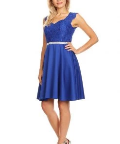 Prom Short Sweetheart Dress With Sequin Lace Bodice By Celavie 6376 20 Prom Short Sweetheart Dress With Sequin Lace Bodice By Celavie 6376