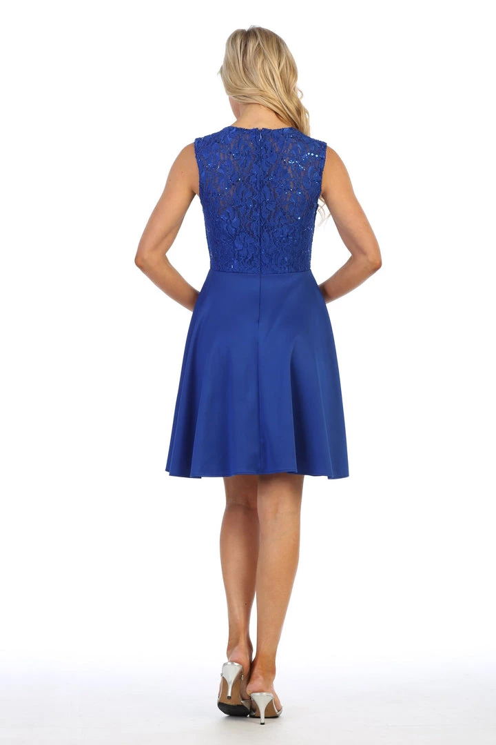 Prom Short Sweetheart Dress With Sequin Lace Bodice By Celavie 6376 4 Prom Short Sweetheart Dress With Sequin Lace Bodice By Celavie 6376