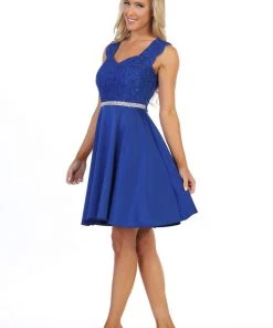 Prom Short Sweetheart Dress With Sequin Lace Bodice By Celavie 6376 17 Prom Short Sweetheart Dress With Sequin Lace Bodice By Celavie 6376