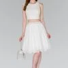 Prom Short Two Piece Dress With Lace Skirt By Elizabeth K GS2404