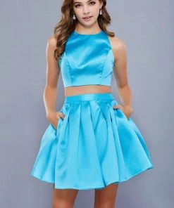 Short Two Piece Dress With Pockets By Nox Anabel 6293