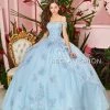 Forever Quince By Ragazza Fashion Sky Blue Off Shoulder Ball Gown By Forever Quince FQ835