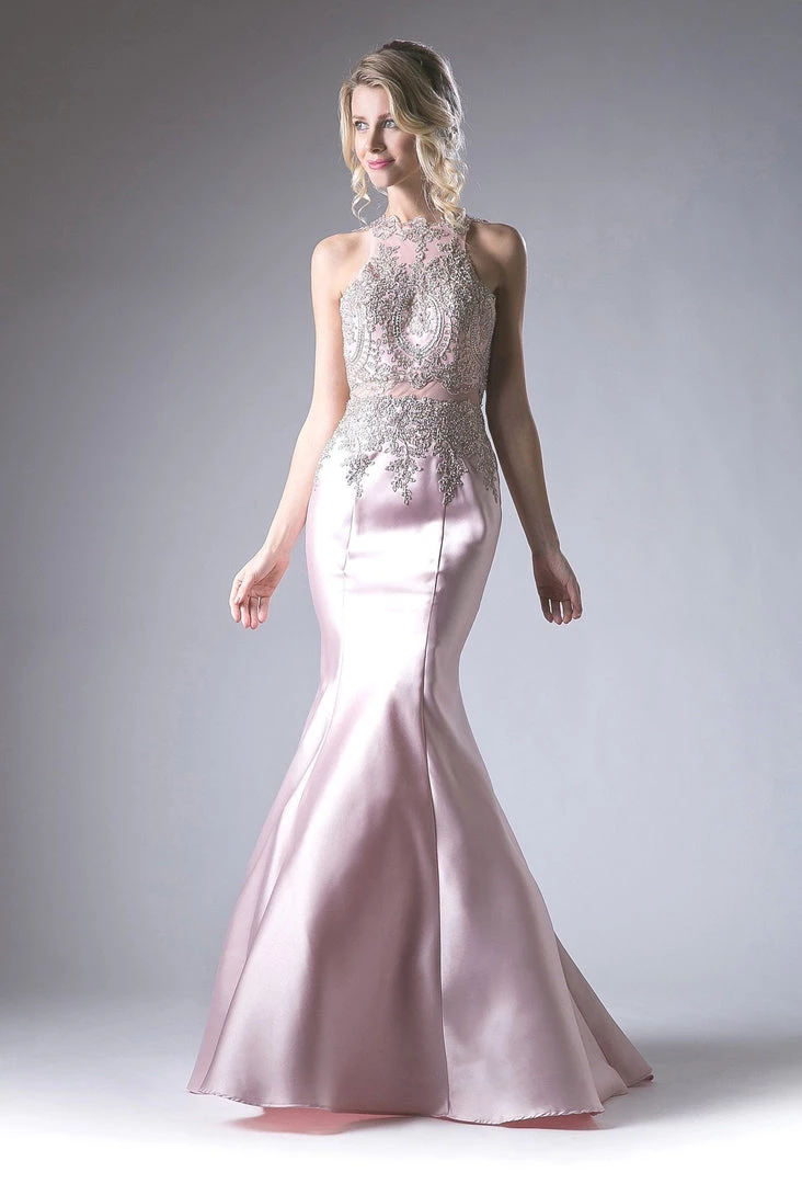 Applique Sleeveless Mermaid Dress By Cinderella Divine 8934 10 Applique Sleeveless Mermaid Dress By Cinderella Divine 8934