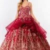 Sleeveless Glitter Ball Gown By Elizabeth K GL1927 2 Sleeveless Glitter Ball Gown By Elizabeth K GL1927