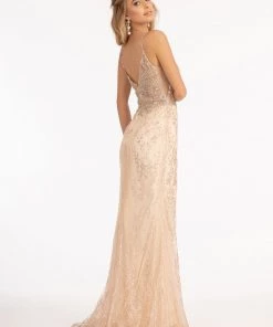 Sleeveless Glitter Overskirt Dress By Elizabeth K GL3069 33 Sleeveless Glitter Overskirt Dress By Elizabeth K GL3069