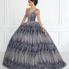 Sleeveless Glitter Quinceanera Dress By House Of Wu 26949