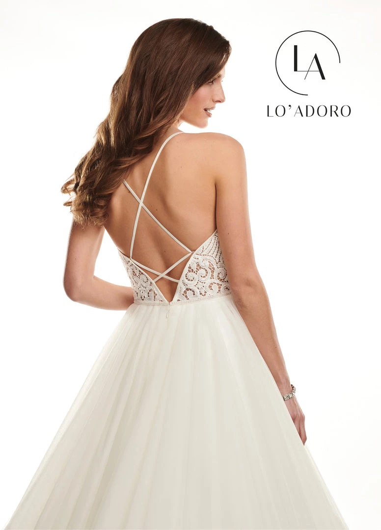 Lo Adoro By Mary's Bridal Wedding Dresses Sleeveless Organza A-Line Wedding Dress By Mary's Bridal M720 7 Lo Adoro By Mary's Bridal Wedding Dresses Sleeveless Organza A-Line Wedding Dress By Mary's Bridal M720