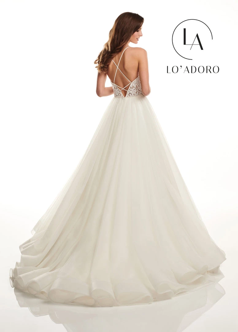Lo Adoro By Mary's Bridal Wedding Dresses Sleeveless Organza A-Line Wedding Dress By Mary's Bridal M720 6 Lo Adoro By Mary's Bridal Wedding Dresses Sleeveless Organza A-Line Wedding Dress By Mary's Bridal M720