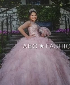 Sleeveless Ruffled Quinceanera Dress By House Of Wu 26901