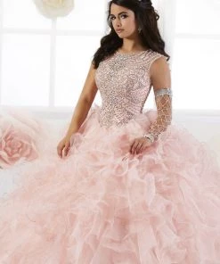 Sleeveless Ruffled Quinceanera Dress By House Of Wu 26901