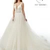 Lo Adoro By Mary's Bridal Wedding Dresses Sleeveless Swiss Dot A-Line Bridal Gown By Mary's Bridal M769