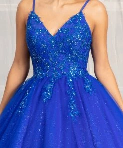 Sleeveless V-Neck Ball Gown By Elizabeth K GL1989