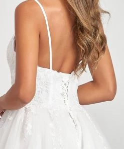 Sleeveless V-Neck Ball Gown By Elizabeth K GL1989