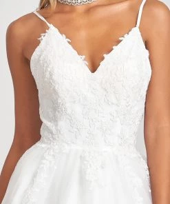 Sleeveless V-Neck Ball Gown By Elizabeth K GL1989