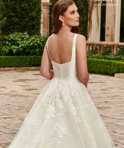 Mary's Bridal Couture Damour Collection Square Neck Wedding Dress By Mary's Bridal MB4117 Wedding Dresses