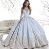 Strapless A-line Satin Quinceanera Dress By House Of Wu 26874