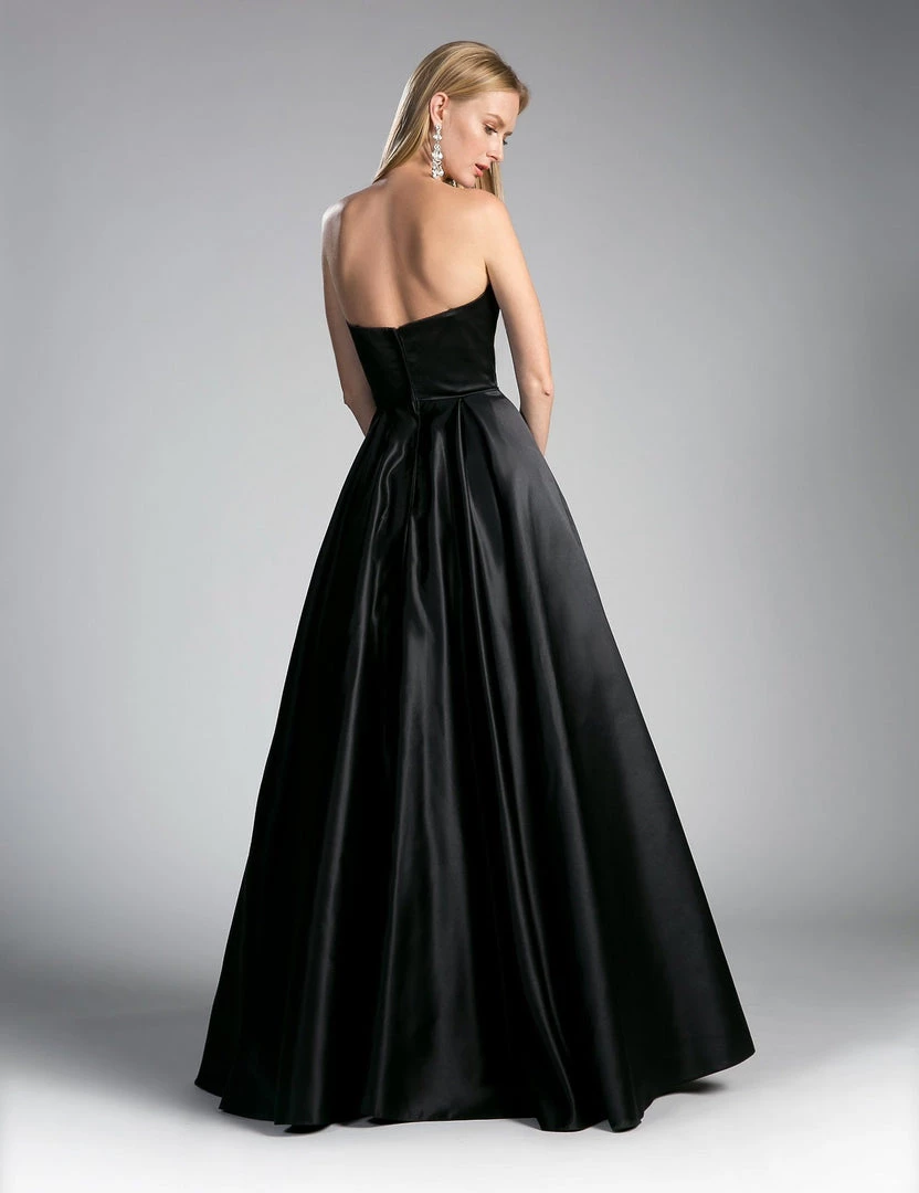 Strapless Satin Ball Gown By Cinderella Divine CA304 9 Strapless Satin Ball Gown By Cinderella Divine CA304