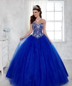 Beaded Strapless Dress By House Of Wu Fiesta Gowns 56281 Quinceañera