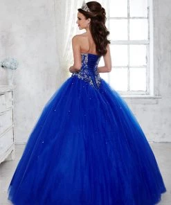 Beaded Strapless Dress By House Of Wu Fiesta Gowns 56281 Quinceañera