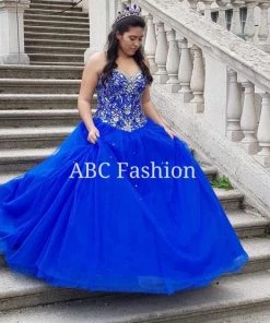 Beaded Strapless Dress By House Of Wu Fiesta Gowns 56281 Quinceañera 13 Beaded Strapless Dress By House Of Wu Fiesta Gowns 56281 Quinceañera