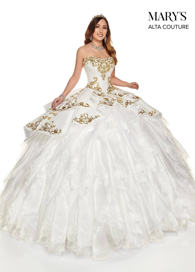 Mary's Bridal Strapless Charro Quinceanera Dress By Alta Couture MQ3049 Quinceañera 12 Mary's Bridal Strapless Charro Quinceanera Dress By Alta Couture MQ3049 Quinceañera