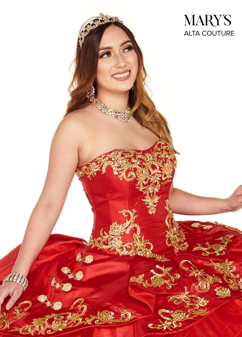 Mary's Bridal Strapless Charro Quinceanera Dress By Alta Couture MQ3049 Quinceañera 11 Mary's Bridal Strapless Charro Quinceanera Dress By Alta Couture MQ3049 Quinceañera