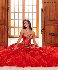 Mary's Bridal Strapless Charro Quinceanera Dress By Alta Couture MQ3049 Quinceañera 18 Mary's Bridal Strapless Charro Quinceanera Dress By Alta Couture MQ3049 Quinceañera