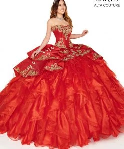 Mary's Bridal Strapless Charro Quinceanera Dress By Alta Couture MQ3049 Quinceañera 21 Mary's Bridal Strapless Charro Quinceanera Dress By Alta Couture MQ3049 Quinceañera