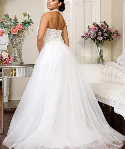 Strapless Corset Wedding Dress By Elizabeth K GL1900