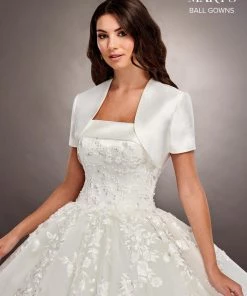 Mary's Bridal Ball Gowns Collection Wedding Dresses Strapless Floral Wedding Dress By Mary's Bridal MB6062