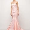 Strapless Floral Print Mermaid Dress By Cinderella Divine US001 Prom