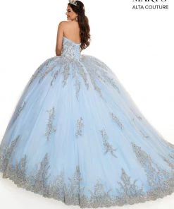 Mary's Bridal Glitter Cape Quinceanera Dress By Alta Couture MQ3059