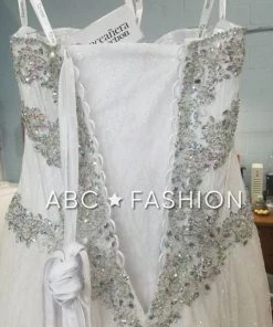 Strapless Glitter Quinceanera Dress By House Of Wu 26896 Quinceañera