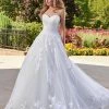 Mary's Bridal Ball Gowns Collection Wedding Dresses Strapless Applique Wedding Dress By Mary's Bridal MB6032 1 Mary's Bridal Ball Gowns Collection Wedding Dresses Strapless Applique Wedding Dress By Mary's Bridal MB6032