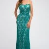 Prom Strapless Lace Mermaid Gown By Juliet 561