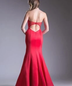 Strapless Mermaid Dress By Cinderella Divine P201 Prom
