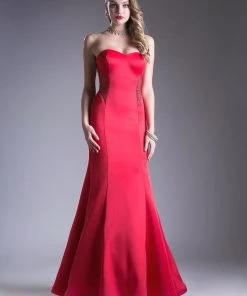 Strapless Mermaid Dress By Cinderella Divine P201 Prom