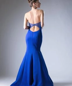 Strapless Mermaid Dress By Cinderella Divine P201 Prom