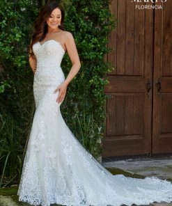 Florencia By Mary's Bridal Wedding Dresses Strapless Mermaid Wedding Gown By Mary's Bridal MB3111
