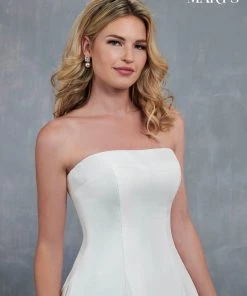 Florencia By Mary's Bridal Wedding Dresses Strapless Mikado Bridal Gown By Mary's Bridal MB3051