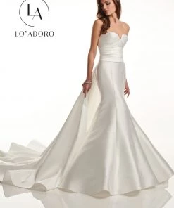 Lo Adoro By Mary's Bridal Wedding Dresses Strapless Mikado Wedding Dress By Mary's Bridal M721