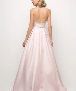 Long Strapless Sweetheart Dress By Cinderella Divine UE008 Prom