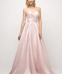 Long Strapless Sweetheart Dress By Cinderella Divine UE008 Prom