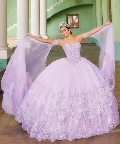 Quinceañera Strapless Quinceanera Dress By House Of Wu 26988