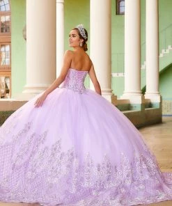 Quinceañera Strapless Quinceanera Dress By House Of Wu 26988