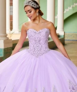 Quinceañera Strapless Quinceanera Dress By House Of Wu 26988