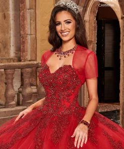 Strapless Quinceanera Dress By Mary's Bridal MQ1086 Quinceañera