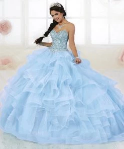 House Of Wu Fiesta Gowns Strapless Ruffled Quinceanera Dress By Fiesta Gowns 56353 18 House Of Wu Fiesta Gowns Strapless Ruffled Quinceanera Dress By Fiesta Gowns 56353
